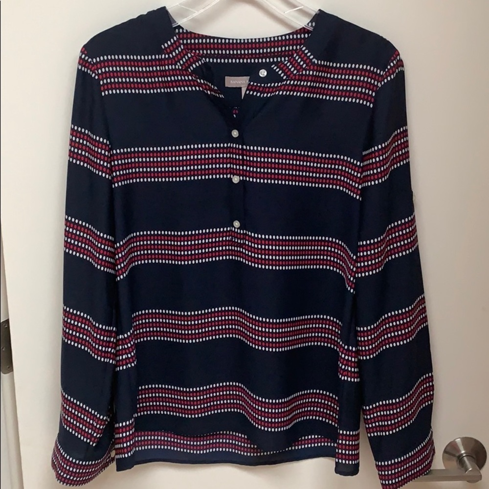 Banana Republic Dressy Longsleeve Blouse